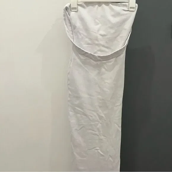 NWT Helsa White The Stephanie Maxi Dress Halter Sleeveless size XS
